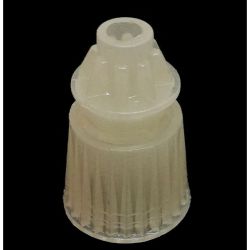 Plastic Translucent Star Posts 1-1/16" Tall - Glow In The Dark